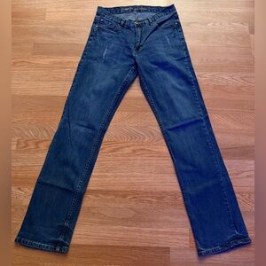 Cody James Jeans Mens 30x34 Blue Straight Mid Rise Stretch Denim Zip Fly